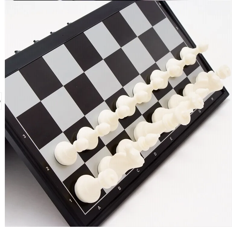 Mini Folding Magnetic Chess Set ajedrez Portable King Special chess Table Games | Спорт и развлечения