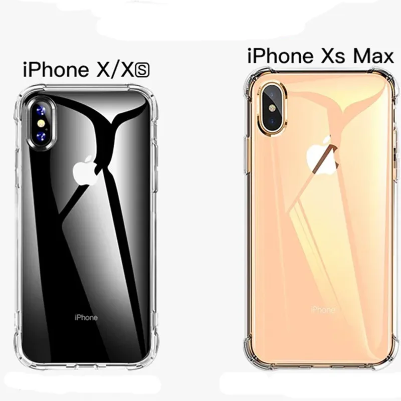 YEDAI Прозрачный Ультра тонкий ТПУ силиконовый чехол для iPhone XS MAX защитная резина