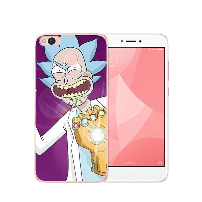 Роскошный чехол для телефона Rick And marty, чехол для Xiao mi Red mi 3S Pro 4X 4A 5A 5 Plus Note 3 4 4X6 6A mi A1 5X, мягкий силиконовый чехол из ТПУ