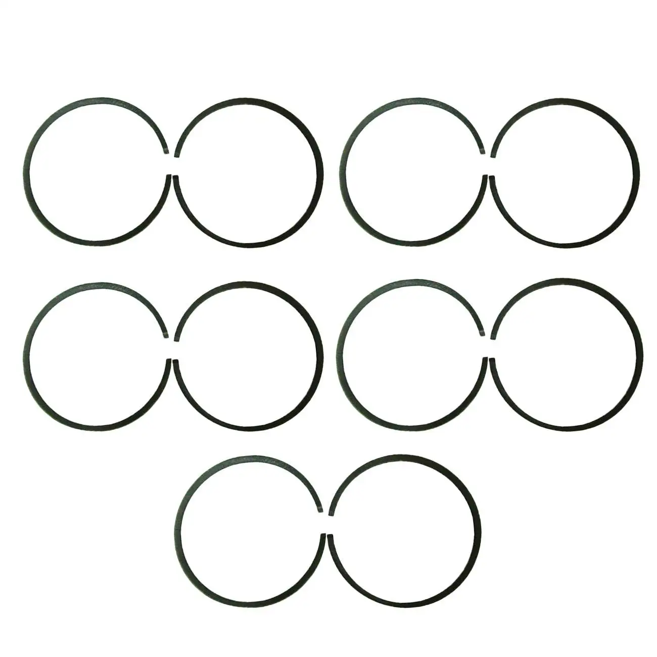 10x 47mm Piston Rings For 66cc 80cc Engine Motorised Bicycle Bike