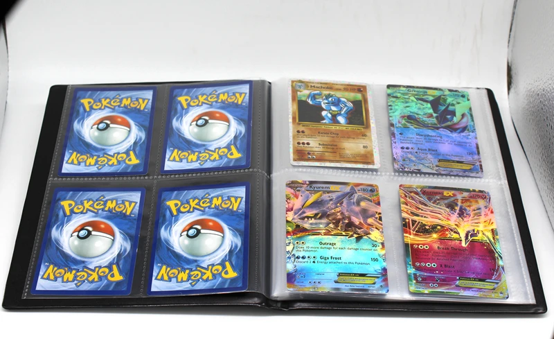 160 карт емкость держатель карт связывающие Альбомы для Pokemon CCG MTG Magic Yugioh настольные игры карты Книга рукав держатель