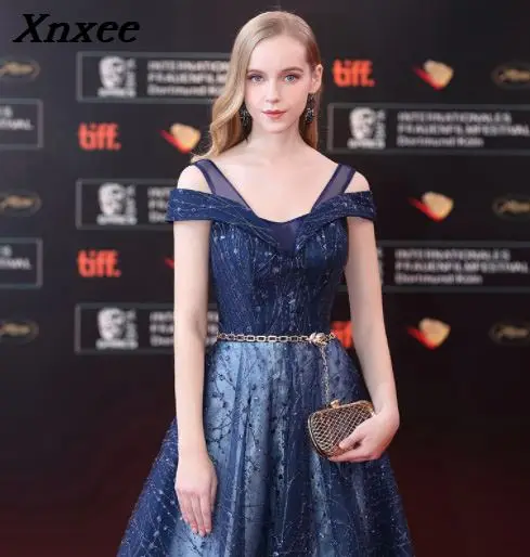 Xnxee, новое женское элегантное длинное платье, вечерние платья для выпускного вечера, для торжественных церемоний, торжественных мероприятий, вечернее платье Xnxee