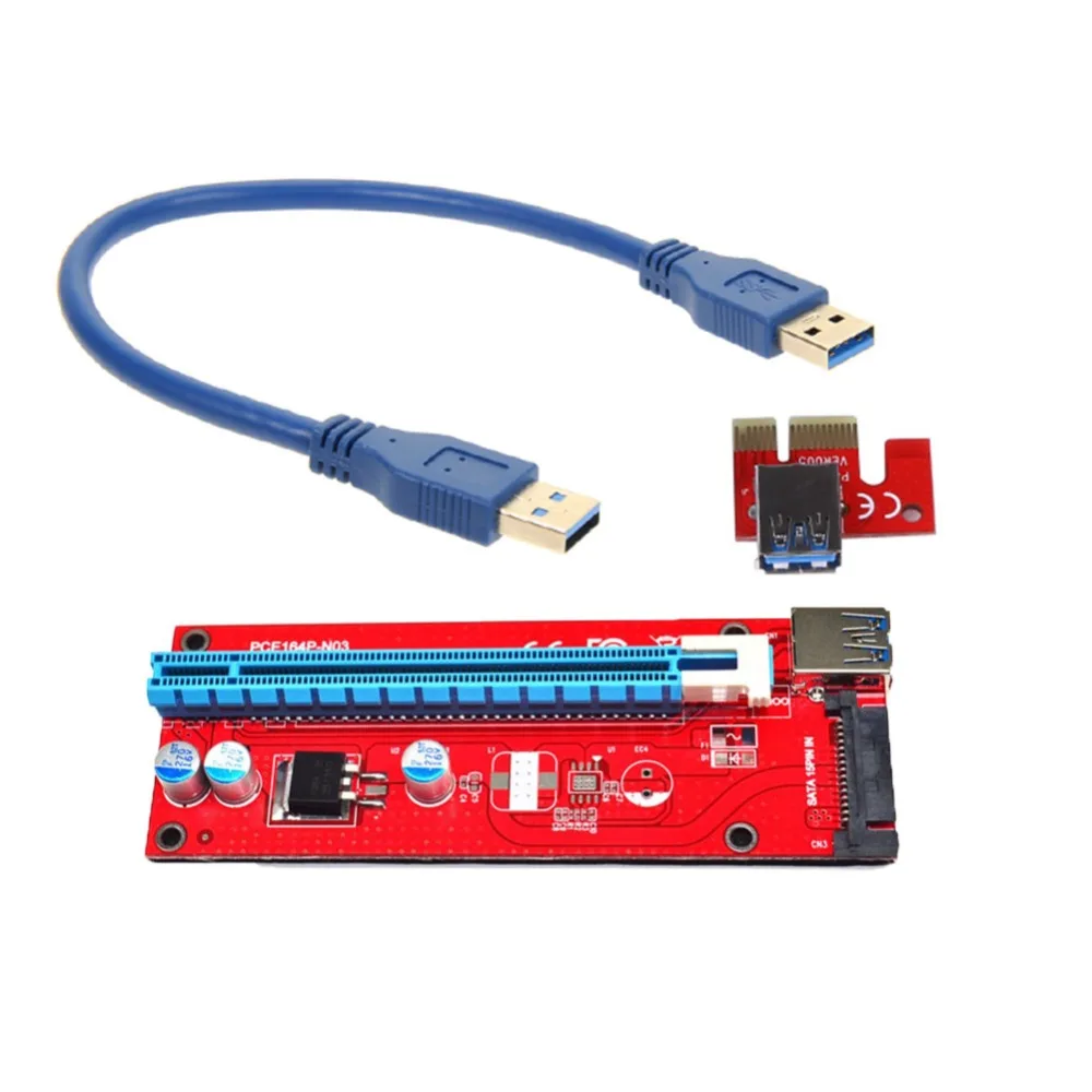 30 см PCI-E PCI Express X16 расширитель PCIE Riser Card usb 3 0 pcie Mining адаптер для bitcoin mining BTC