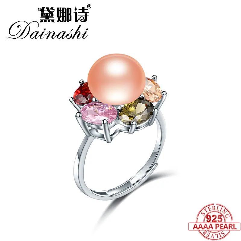 Dainashi красивые Дизайн 925 серебро австрийского хрусталя кольцо классический