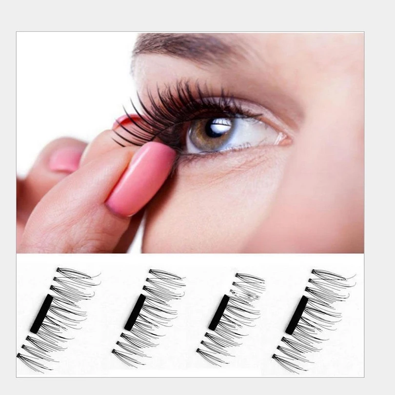 Магнитная ресницы с магниты ручной работы 3D/6D магнит Lashes Natural накладные