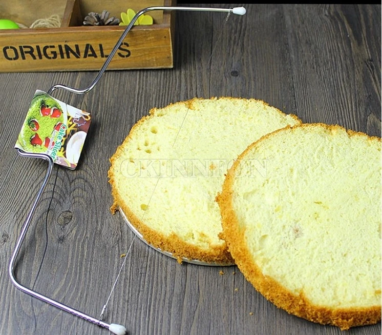 100 шт./лот Регулируемая проволока для торта из нержавеющей стали слайсер