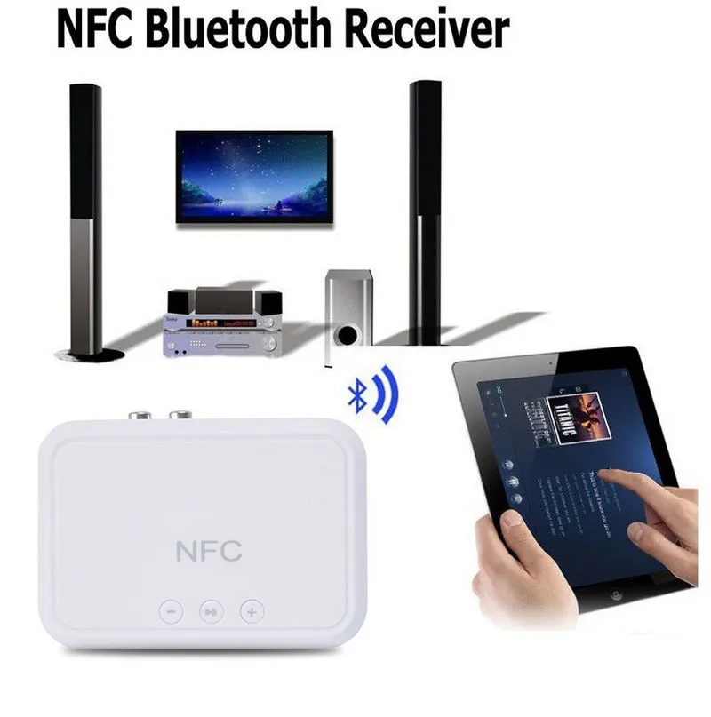 HIFI Беспроводной аудио Bluetooth ресивер 4 1 стерео усилитель к адаптер без потерь NFC