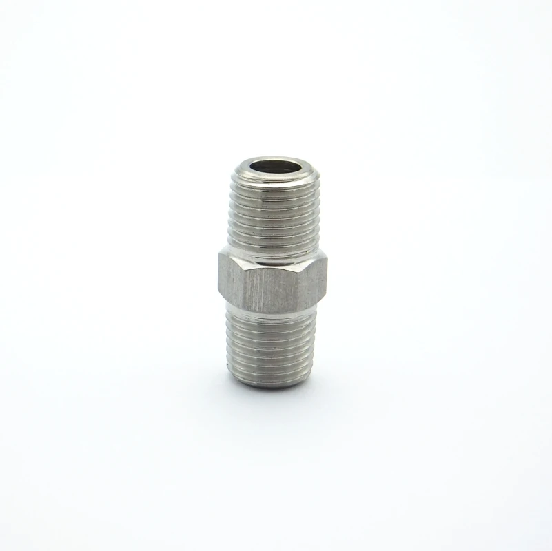 304 нержавеющая сталь 1/4 &quotBSP Мужская резьба равная Шестигранная ниппель