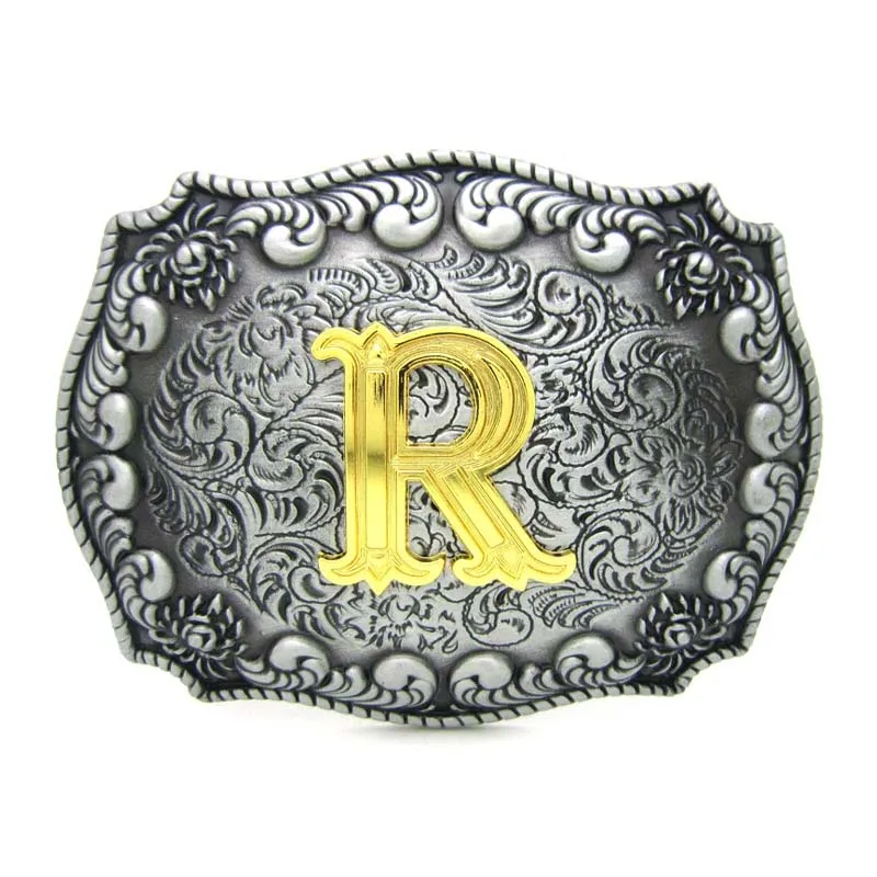 Пряжка для ремня с буквенным западным рисунком Rodeo Initial d.k.m.p.r | Дом и сад