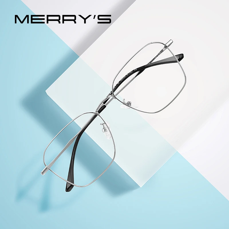 MERRYS tasarım erkekler kadınlar moda trend kare gözlük çerçevesi Unisex miyopi reçete optik gözlük S2018