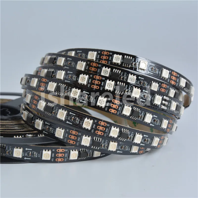 5 м WS2811 60 Светодиодный s/m Белый Дов черный 5050 RGB полноцветный цвет мечты IP20