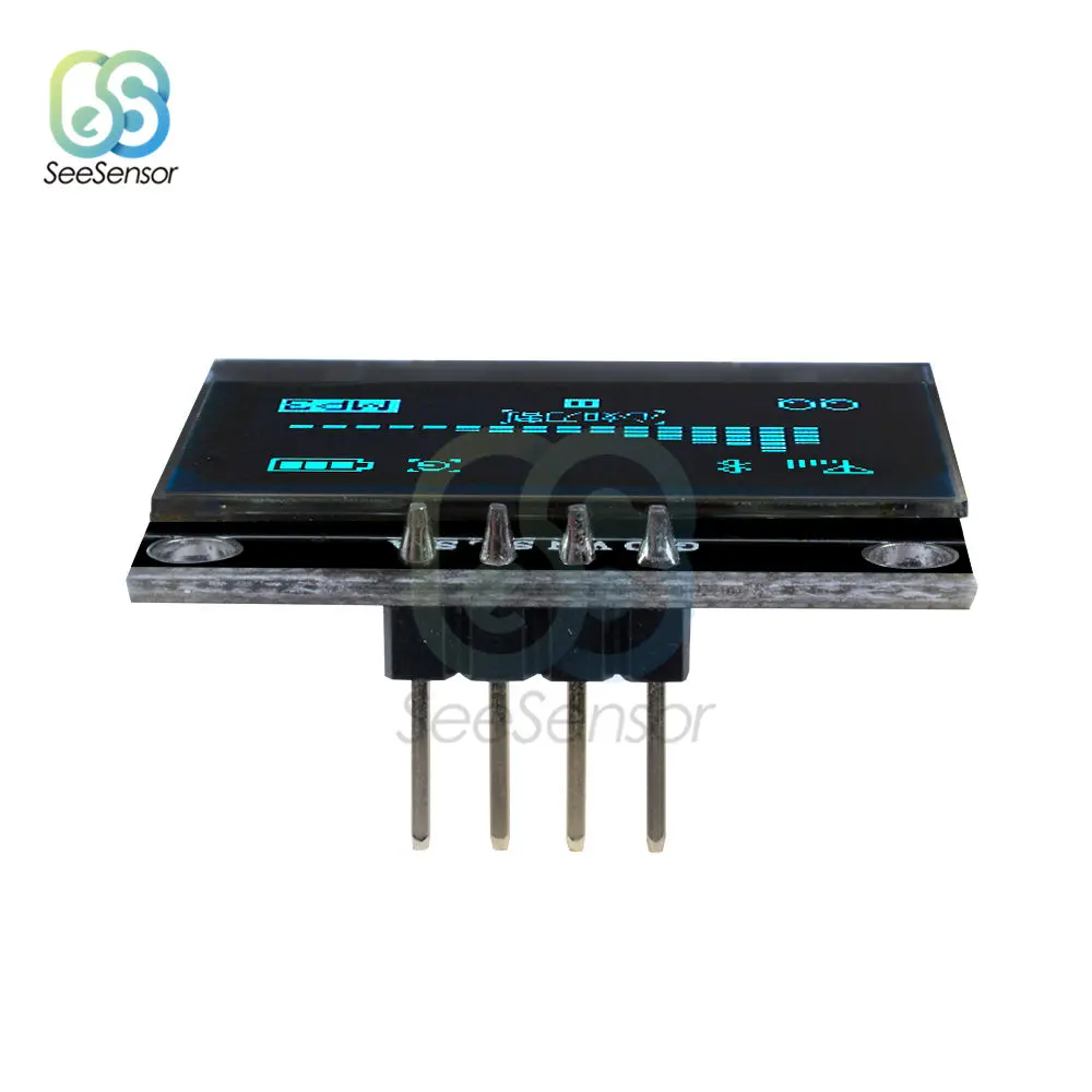 Модуль органического светодиода 4pin 0 96 дюйма синий 96x64 для arduino IIC I2C Communicate SSD1306 |