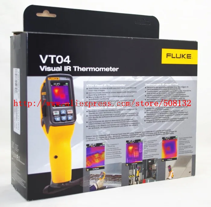 Фирменная Новинка Fluke VT04 Визуальный инфракрасный термометр измеритель