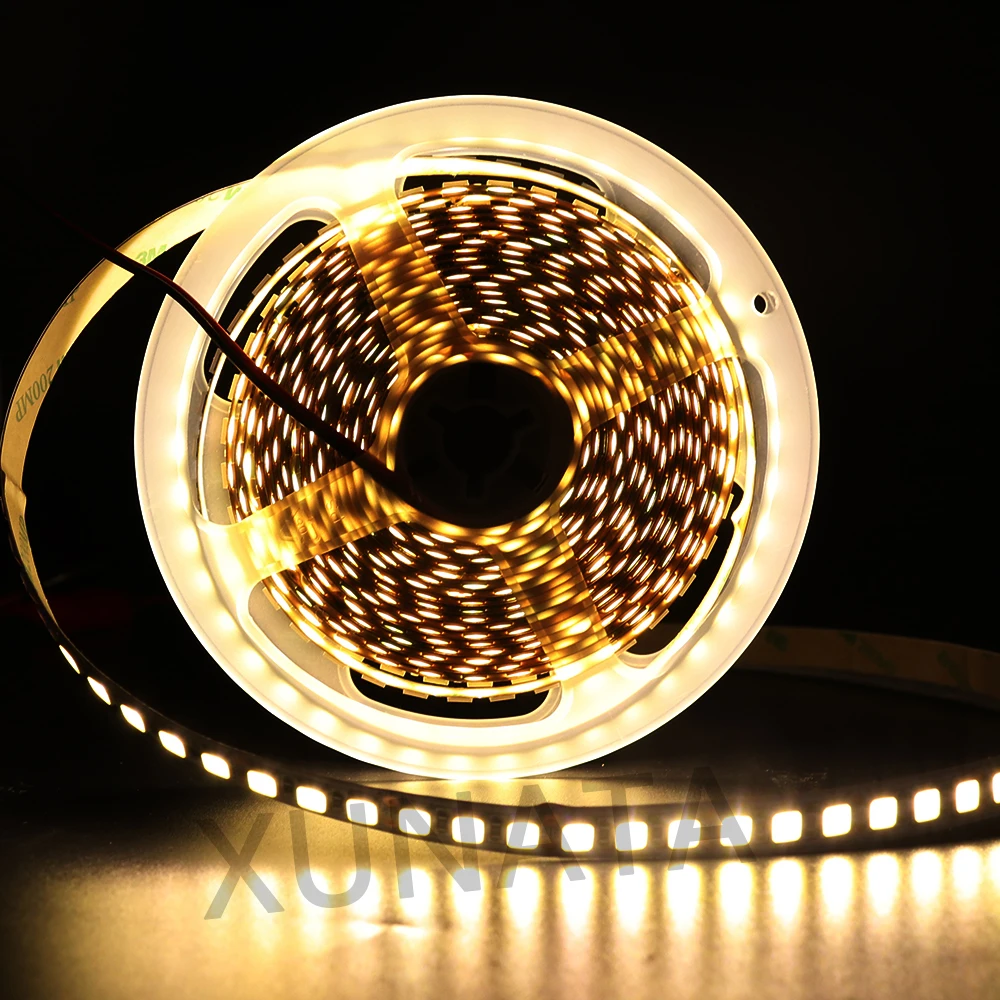 5 м DC12V Однорядная Светодиодная лента 120 светодиодов/м 5054 SMD гибкая светодиодная