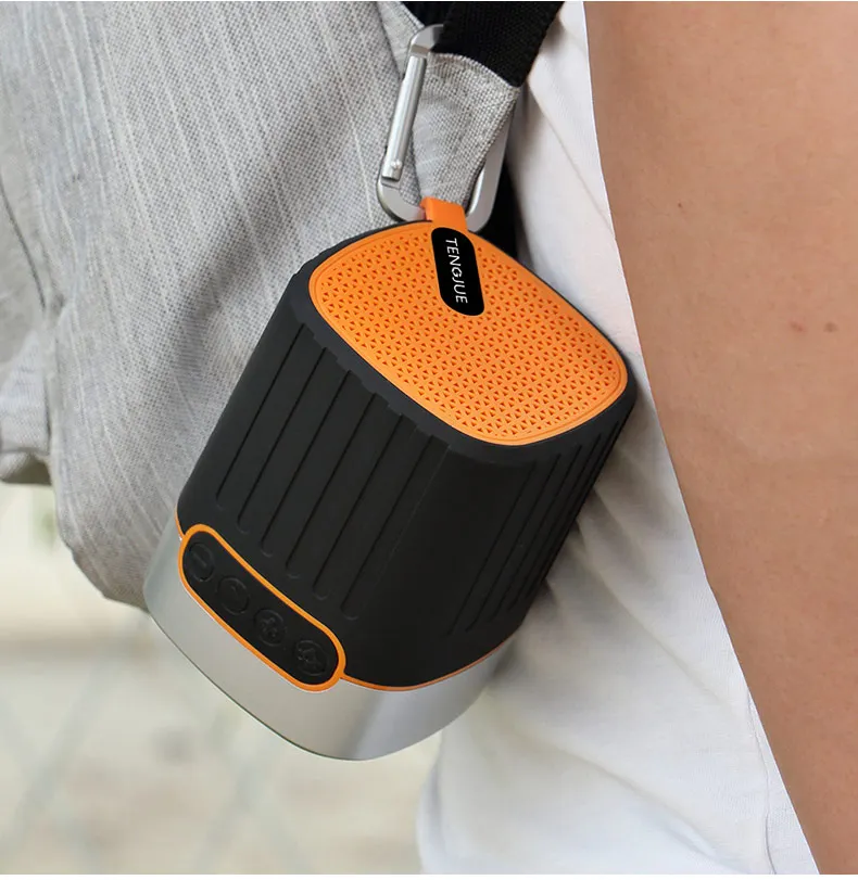 BoxiangP1 Bluetooth Speaker with Radio FM TF card Micro SD LED light torch Waterproof Promotional Outdoor Wireless MP3 for Phone |