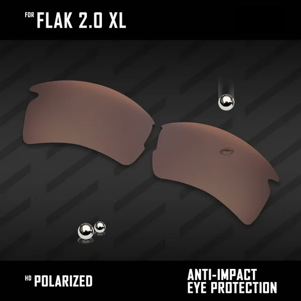 Earth Brown OOWLIT линзы для замены солнцезащитных очков Оукли Flak 2,0 XL OO9188 Поляризованные-разноцветные - Цвет линз: Earth Brown