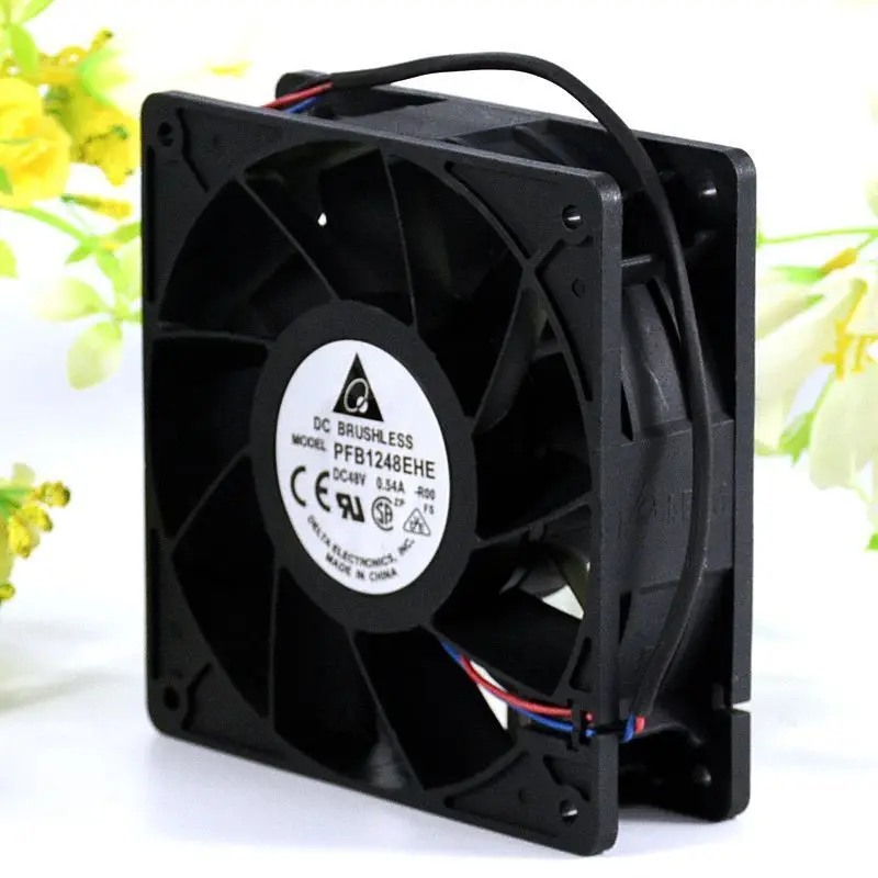 Delta PFB1248EHE постоянного тока 48В 0.54A 12038 12 см 120 мм Два Шарикоподшипника конвертер