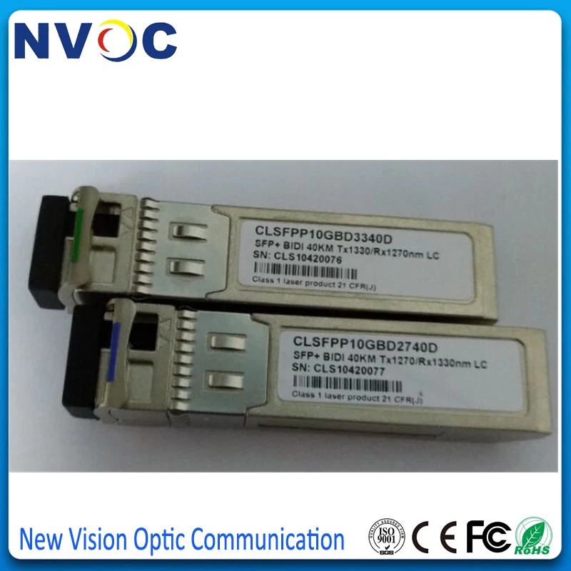 10G WDM SFP+ BIDI T1270/R1330nm T1330/R1270nm 40km Compliant with LC Connector | Мобильные телефоны и аксессуары