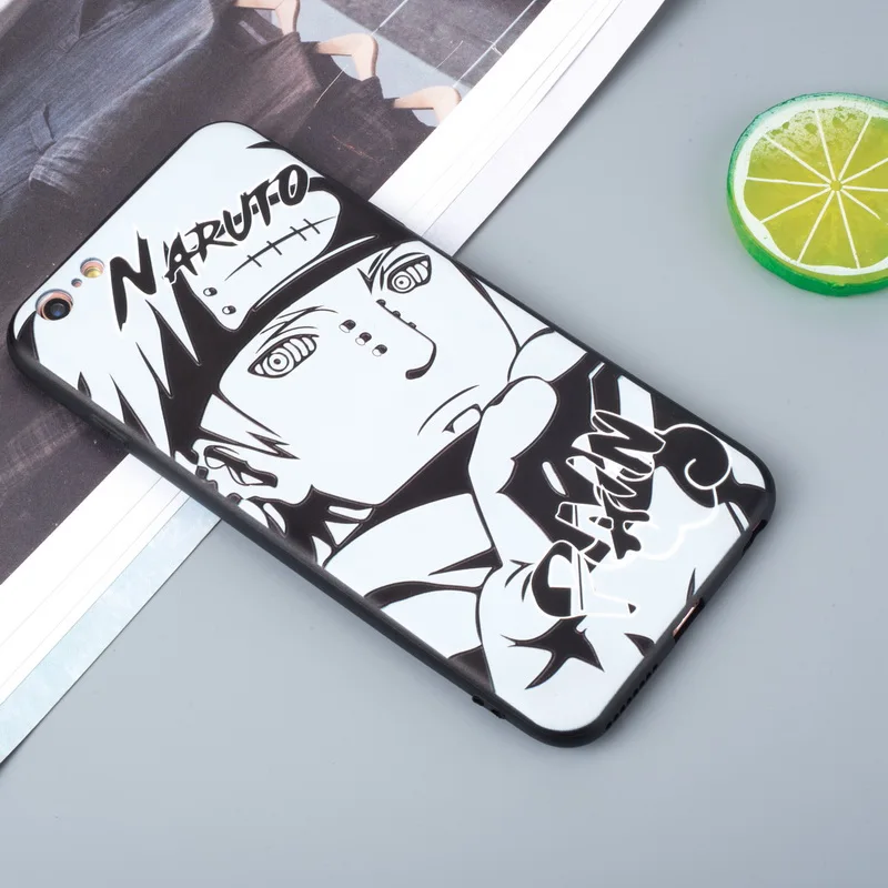 Супер аниме мультфильм Наруто Чехол для iPhone XS Max XR Саске Какаши боль Гаара Мягкий силиконовый чехол для iPhone X 6 6S 7 8 Plus
