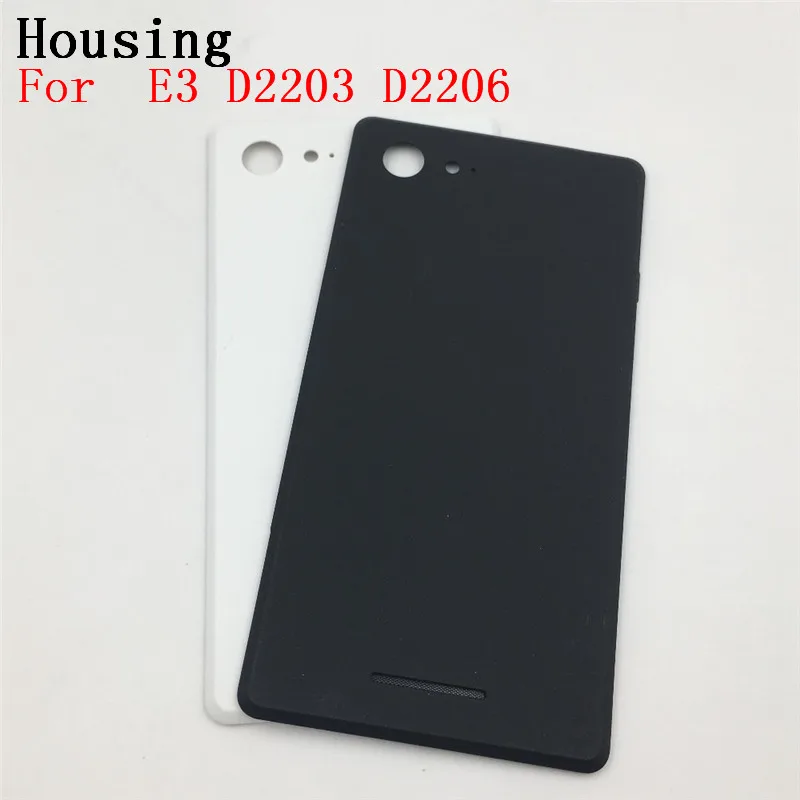 Новая задняя крышка для Sony Xperia E3 D2203 D2206 Задняя батареи Корпус Дверь панель чехол с