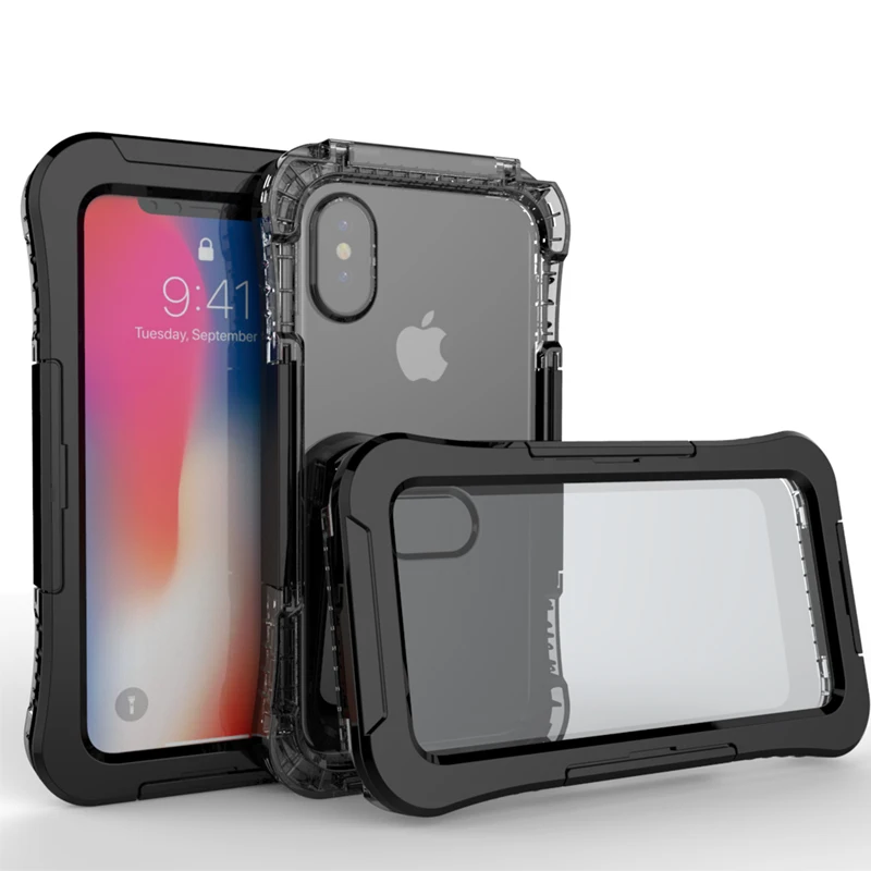 IP68 Водонепроницаемый чехол для iPhone XS Max XS XR 7 8 Plus чехол для подводного плавания PC+ TPU чехол для телефона для iPhone 6 6s Plus 5 5S SE
