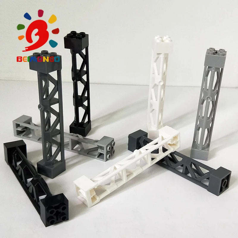 Бесплатная доставка! BEIMONGO блоки мс решетки Башня 2x2x10 W/Крест столб 20 штук