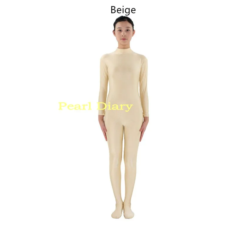 Полноразмерный костюм Zentai танцевальный унитард костюм-кошка из спандекса