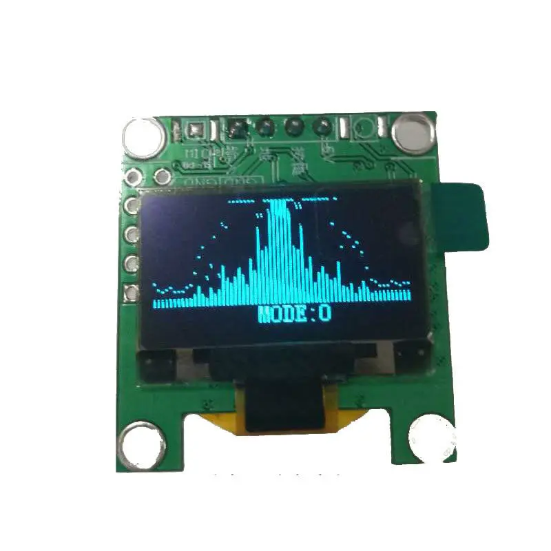 0,9" OLED музыкальный анализатор спектра MP3 PC усилитель аудио индикатор уровня музыкальный ритм анализатор lcd 8 режимов