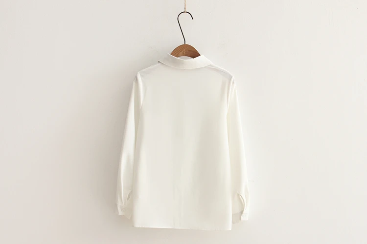 Весна Лето 2017 Женские однотонные рубашки женская блузка топы с оборками