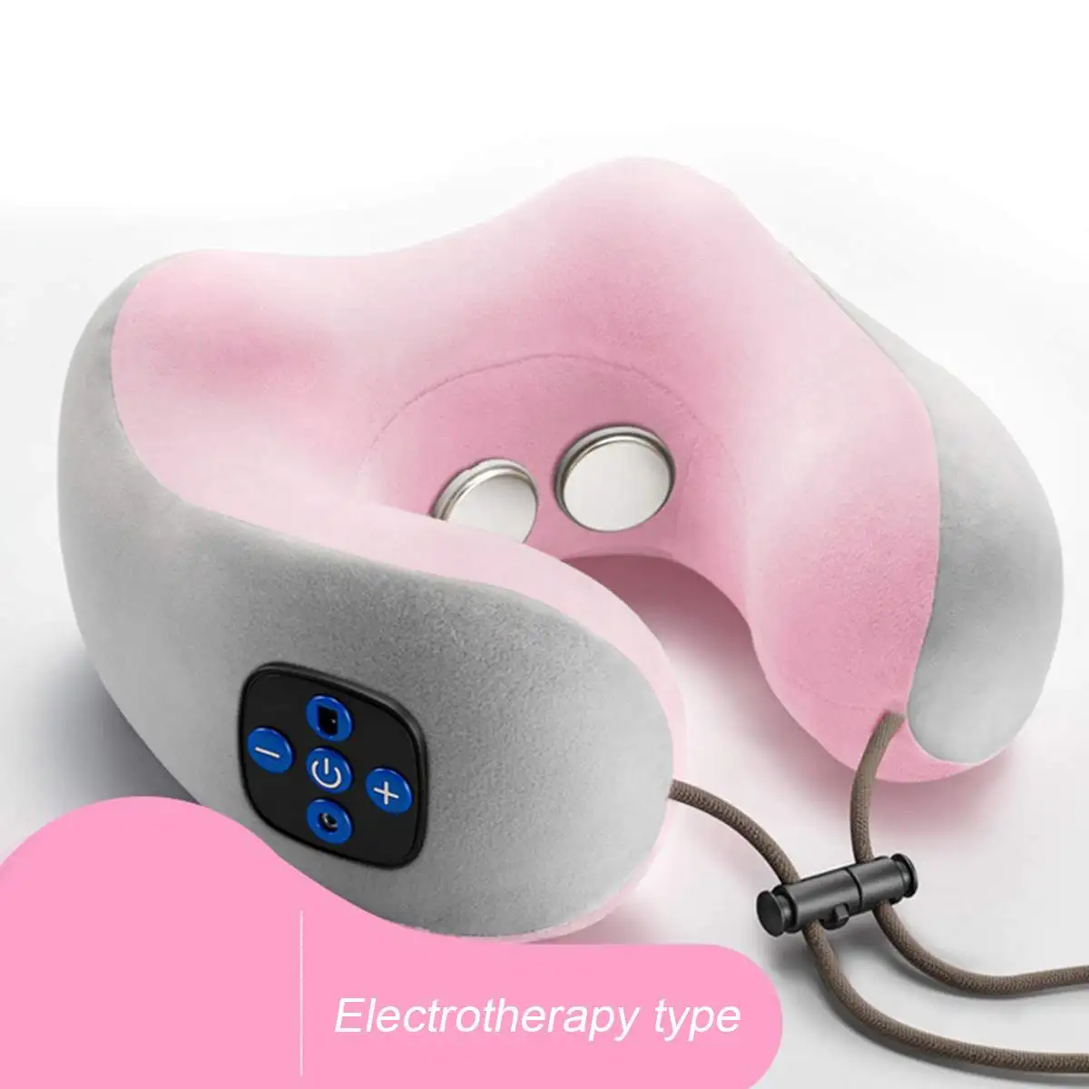 Electrotherapy Type Электрическая u-образная Массажная подушка для спины, плеч, шеи, шейного отдела, массажные накидки, устройство для сбивания тела, массажер для дома и автомобиля - Цвет: Electrotherapy Type