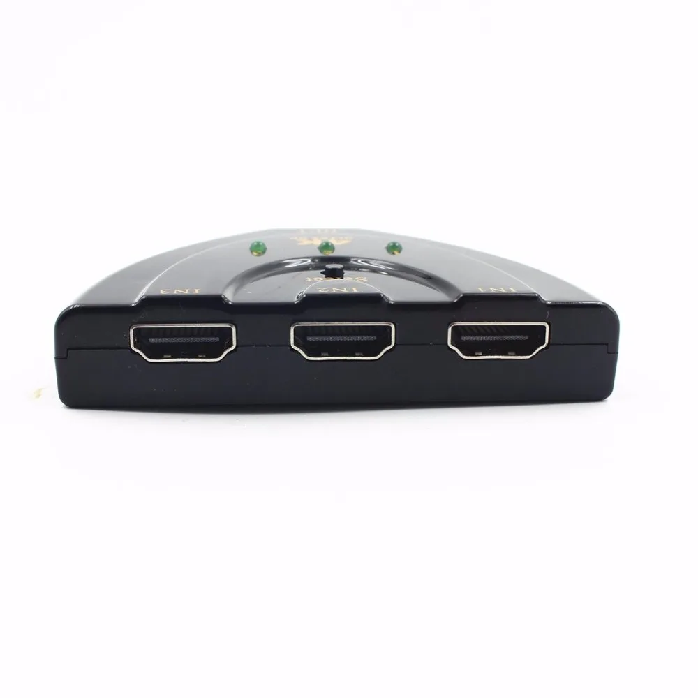 4 к* 2 к 3D Мини 3 порта HDMI коммутатор 4 к Коммутатор HDMI сплиттер 3 в 1 выход порт концентратор для HDTV проектора компьютерные мониторы