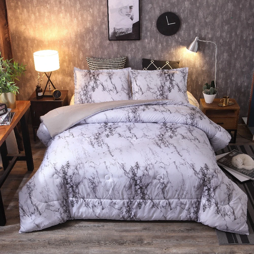 

Marble pattern bedding explosions Double bed set stone bed mattress sheets Four sets