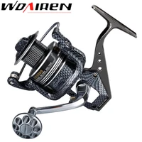 1000 7000 saltwater spinning reel larger aluminum spool 9 5kg drag boat fishing reel with 12 ball bearings 5 21 gear ratio