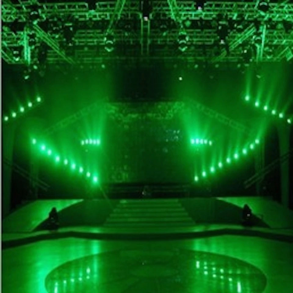 6 шт./лот LED par Light 177x10 мм RGB Par64 огни DMX/Авто/Звук черный/серебристый корпус диско