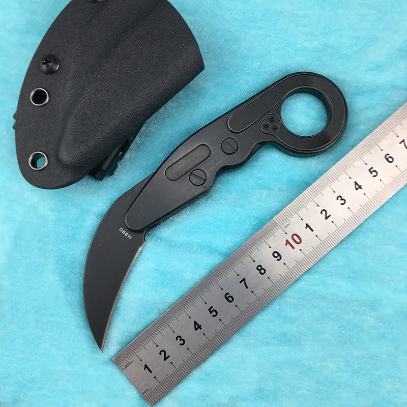 LEMIFSHE механический нож-коготь M390 Caswell, лезвие из порошковой стали+ стальная ручка, нож для отдыха на природе, нож для фруктов, инструмент для повседневного использования
