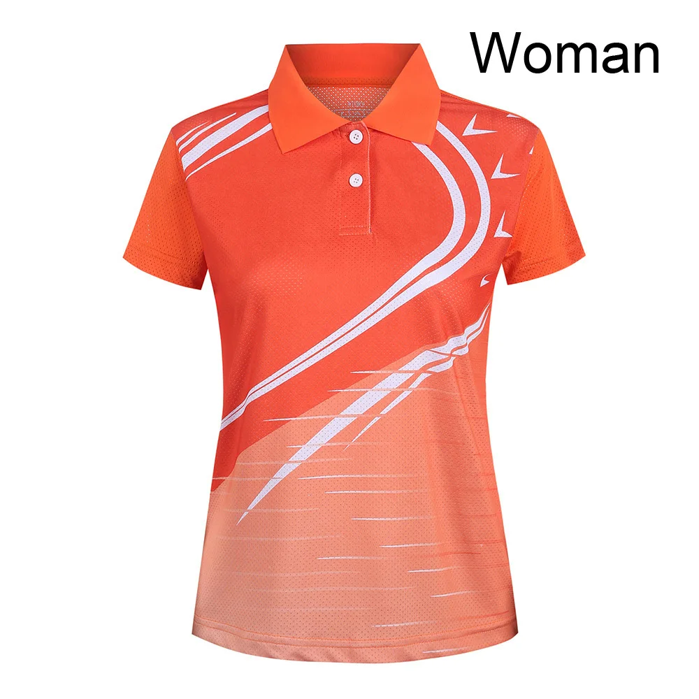 Woman 1 shirt Рубашка для бадминтона на заказ для мужчин/женщин, рубашки для настольного тенниса, Спортивная футболка для бадминтона, одежда для тенниса, сухая рубашка 5059 - Цвет: Woman 1 shirt
