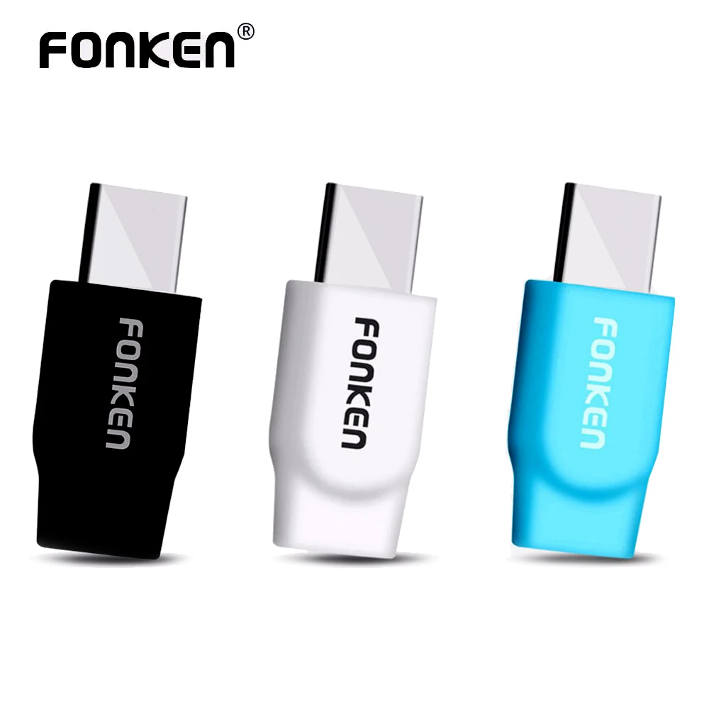 FONKEN usb type-C конвертер Micro USB к USB C адаптер Универсальный Тип C адаптер USB кабель Разъем для мобильных телефонов Кабели