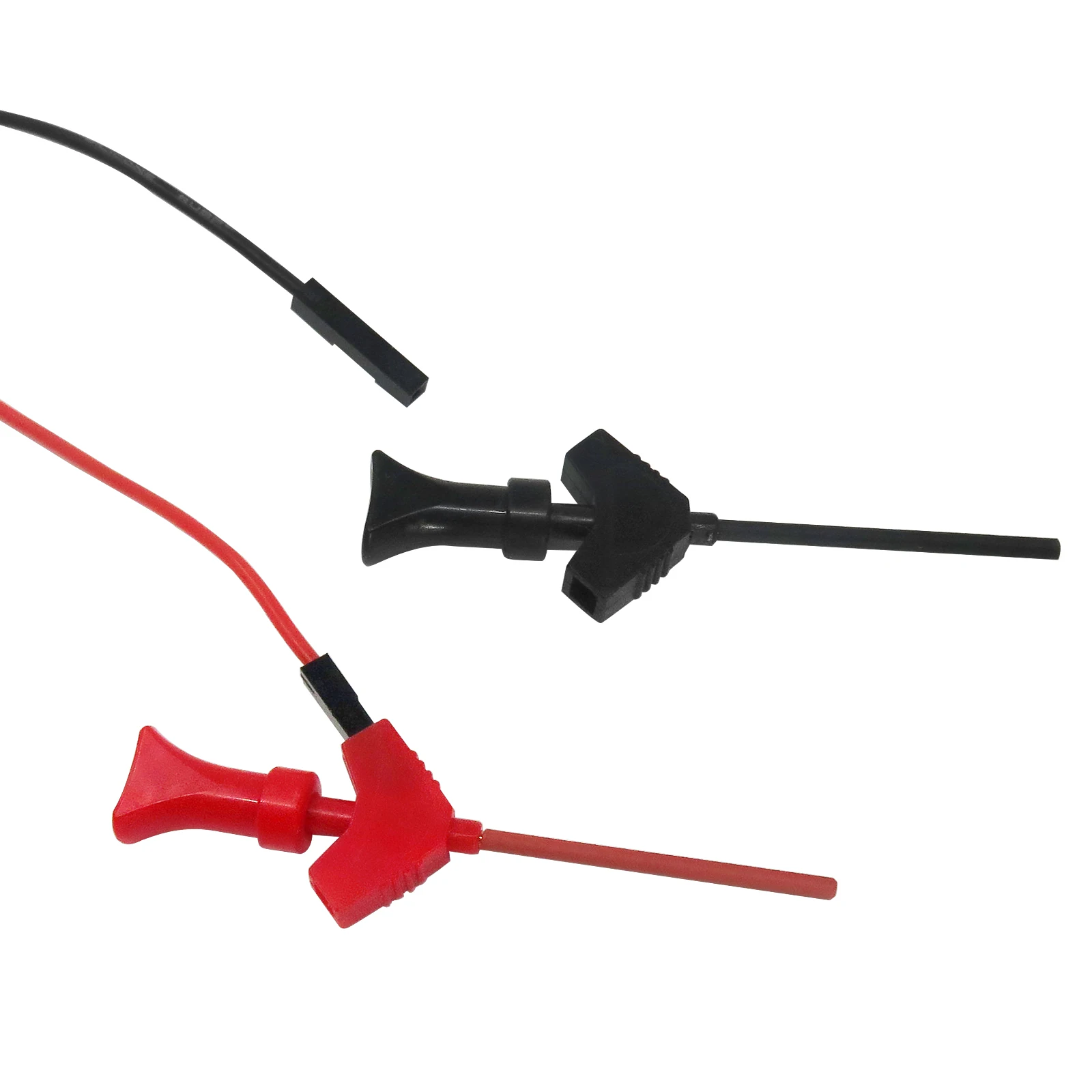 Cleqee P5003 10 шт./компл. микрозахваты SMD IC булавки измерительный щуп Dupont разъемы логический анализатор тестер крюк зажим для перемычек провода