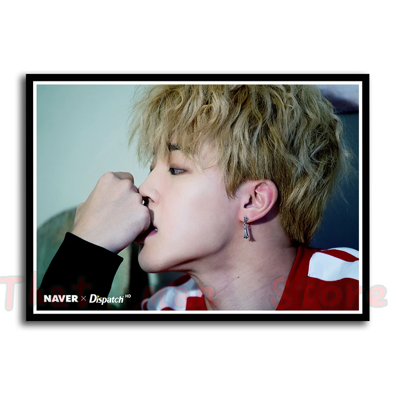 Kpop bangtan Плакаты для мальчиков членов наклейки на стену украшение дома гостиная спальня печать 42*30 см без рамки