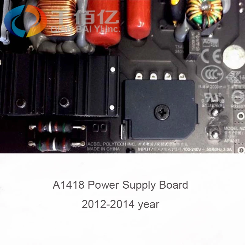 Оригинальный Новый 185 Вт PSU A1418 Мощность доска питания для Apple iMac 21 5 &quotA1418 поздно 2012