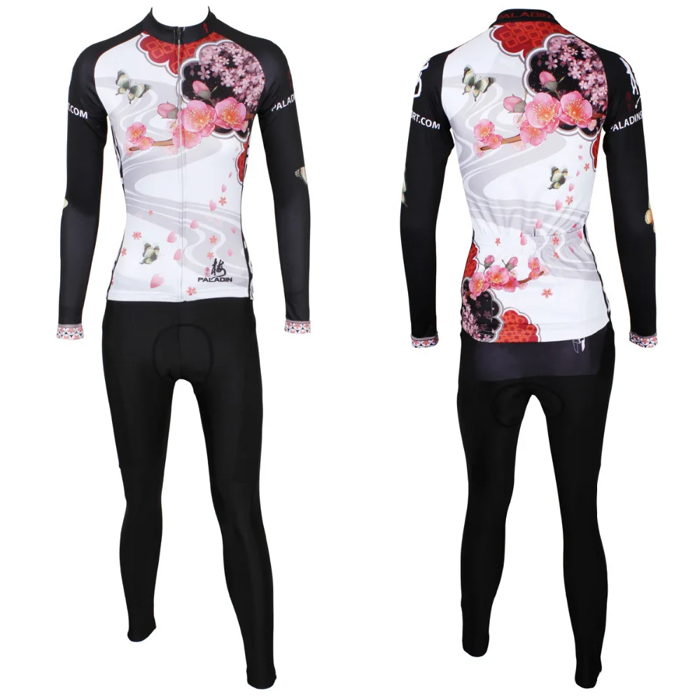 Cycling Clothing Real Mavic 2017 Bike Jerseys Plum Flower Women Polyester Long Sleeve Breathable Bicycle New Multicolor | Спорт и