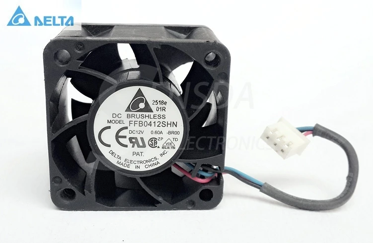 Для delta FFB0412HN 4 см 4028 40 мм DC 12 В 0 11a 3 проводной контактный сервер инвертирующий