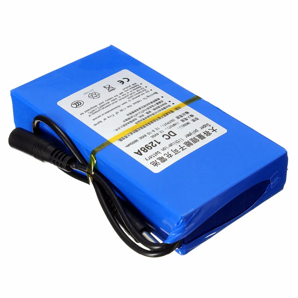 DC 1298A 12 V литиевый высокомощный аккумулятор 9800 mAh уличный свет инструмент