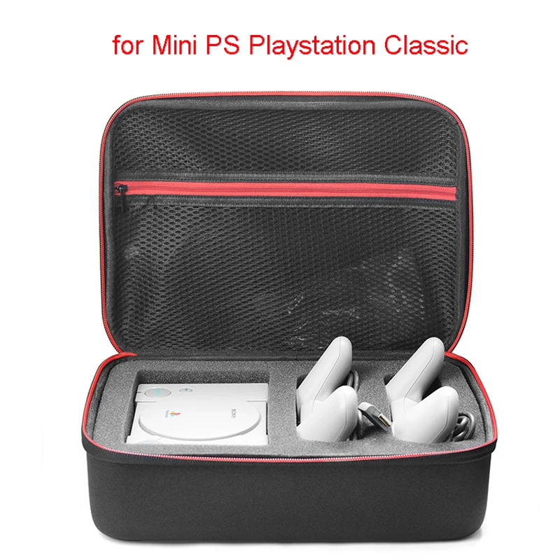 Контроллеры чехол для SONY Mini PS Playstation Классический Портативный жесткий кейс для хранения для PS мини консоль Два джойстика аксессуары