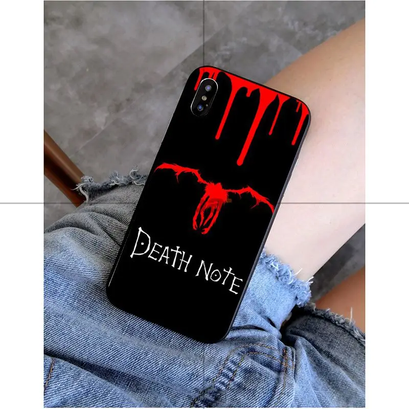 A4 Babaite аниме Death Note дизайн роскошный уникальный дизайн чехол для телефона для iPhone X XS MAX 6 6S 7 7plus 8 8Plus 5 5S XR - Цвет: A4