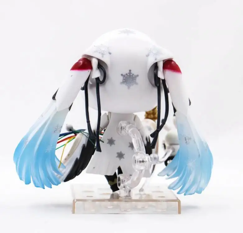 10 см аниме фигурки Хацунэ Мико Снежный журавль nendoroid Хацунэ Мику фигурка Коллекция Модель игрушки для детей подарки на день рождения