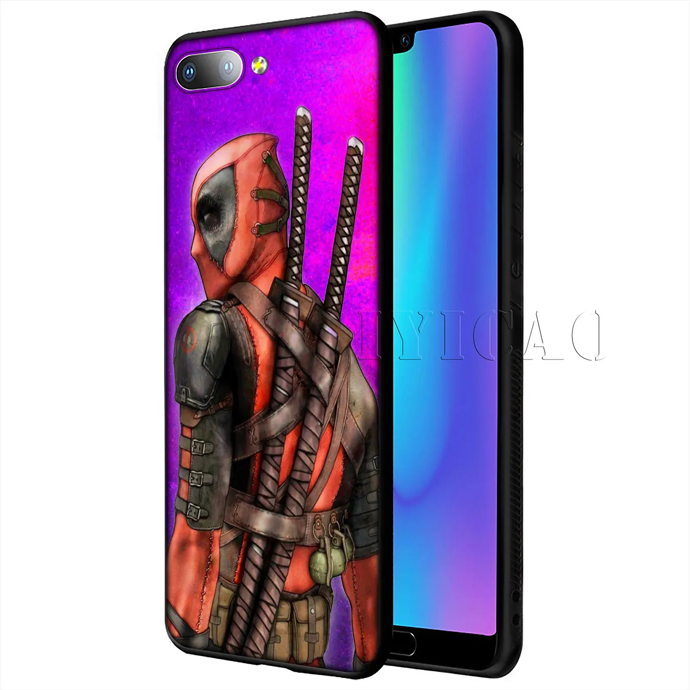 IYICAO Deadpool Marvel Мягкий силиконовый чехол для телефона Huawei Y9 Y7 Y6 Prime 2019 Honor 20 8C 8X 8 9 9X 10