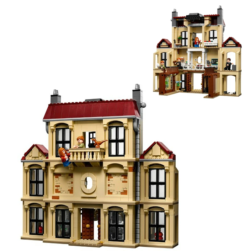 Мир Юрского периода 2 Legoing 75930 1046 шт. динозавр Indoraptor Rampage на Lockwood Estate Building Block