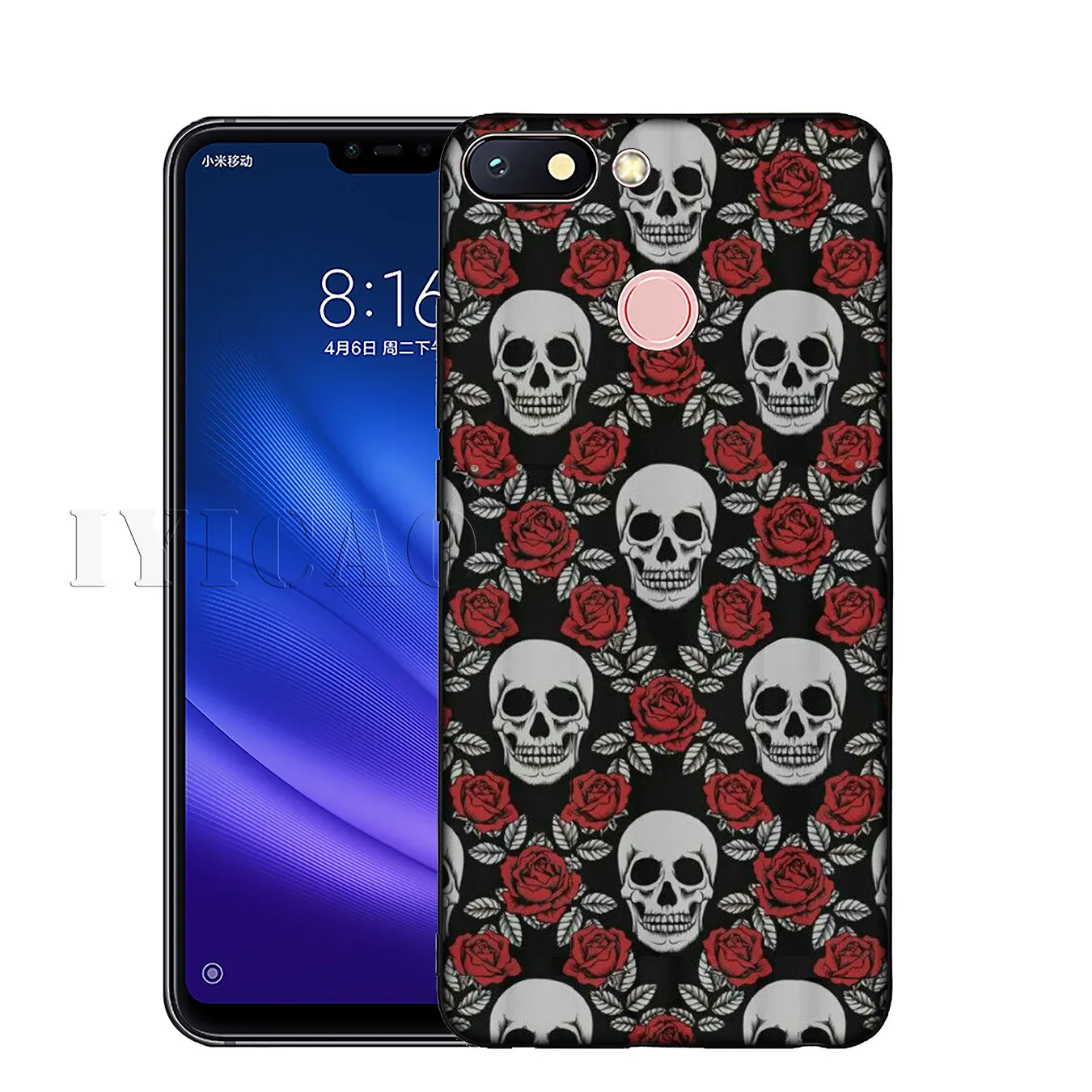 IYICAO сатанинский Череп Мягкий силиконовый чехол для телефона Xiaomi Redmi K30 K20 8A 7A 6A 5A S2