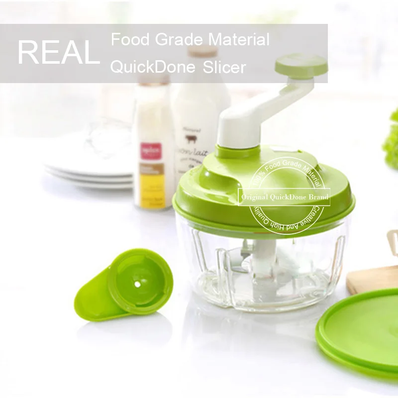 Резак для овощей QuickDone ручной скоростной измельчитель спиральный слайсер